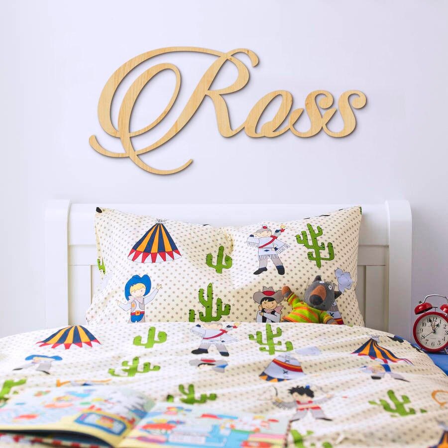 Wall Hanging Baby Name Sign for Nursery Wood Nursery Name Etsy