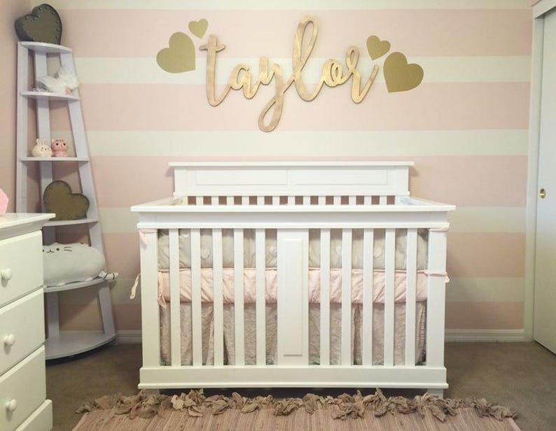 Nursery Name Letters for Nursery Wall Art Name Sign Wall Etsy