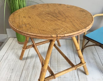 Vintage 60's pedestal table