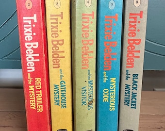 Vintage Trixie Belden Hardcover, Cameo Edition, You Choose