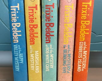 Vintage Trixie Belden Hardback Books, Cameo Edition, #9-13, You Choose