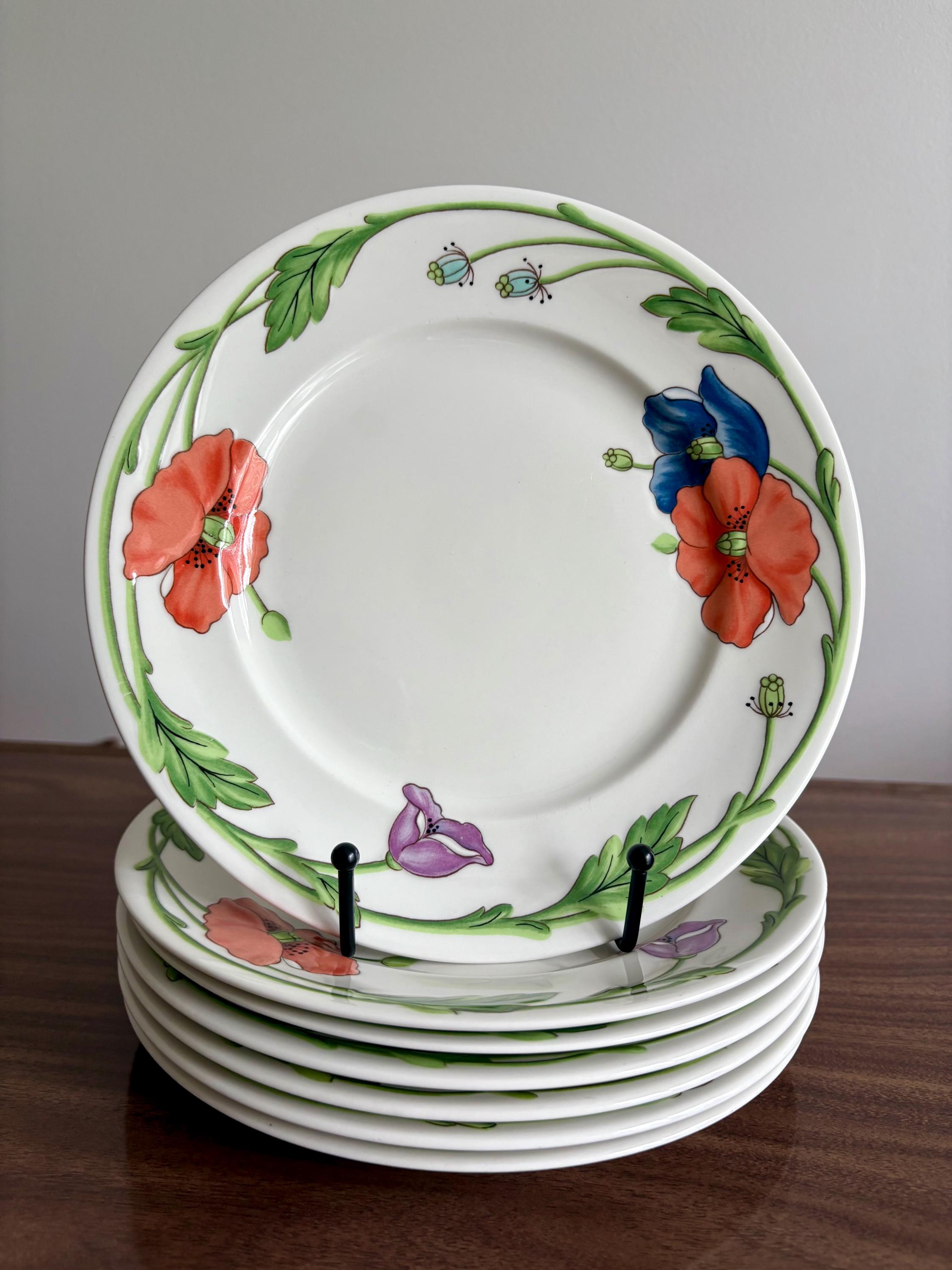 Villeroy & Boch Amapolo 花柄 ボウル 6枚セット　廃盤 Villeroy & Boch, Amapola | Replacements, Ltd.