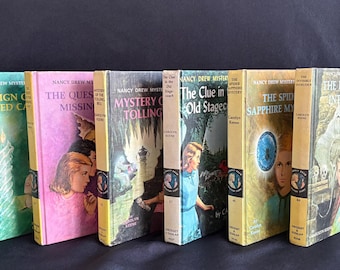 Vintage Nancy Drew Mystery Book: Yellow Picture Cover, Choose Your Title