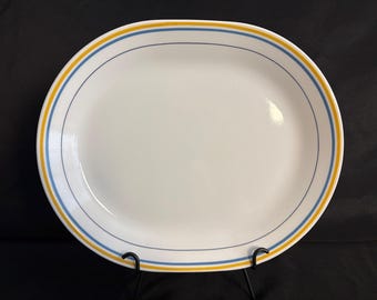 Vintage Corelle Casa Flora Oval Serving Platter