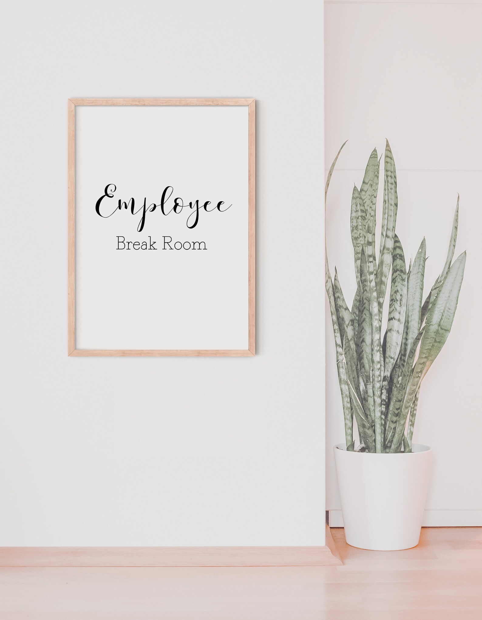 Employee Break Room Sign Break Room Sign Office Sign - Etsy