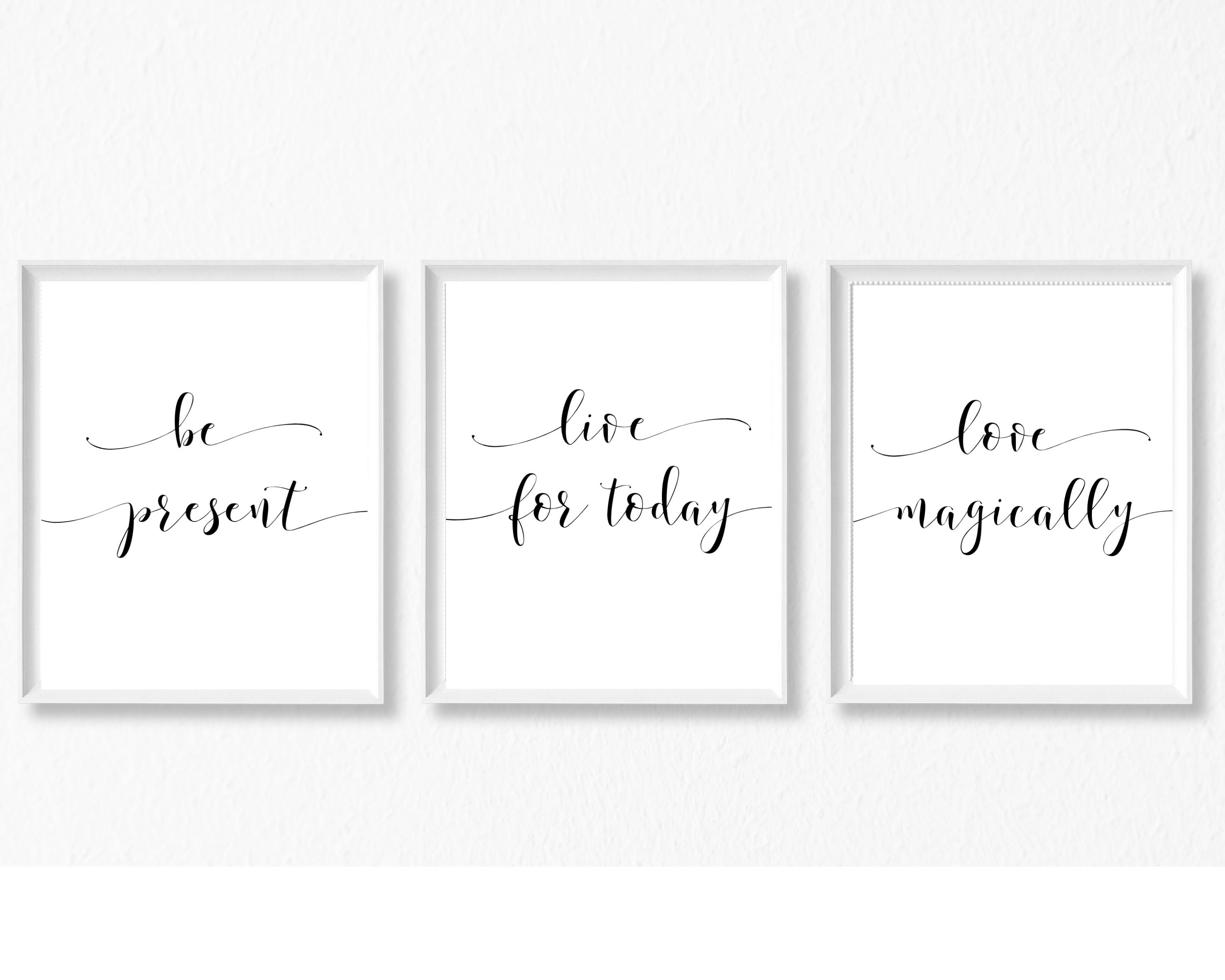 Set of 3 wall art set of 3 prints living room wall Etsy