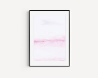 Pink minimalist abstract art, abstract painting, abstract art, abstract print, minimalist painting, minimalist art, minimalist printable art