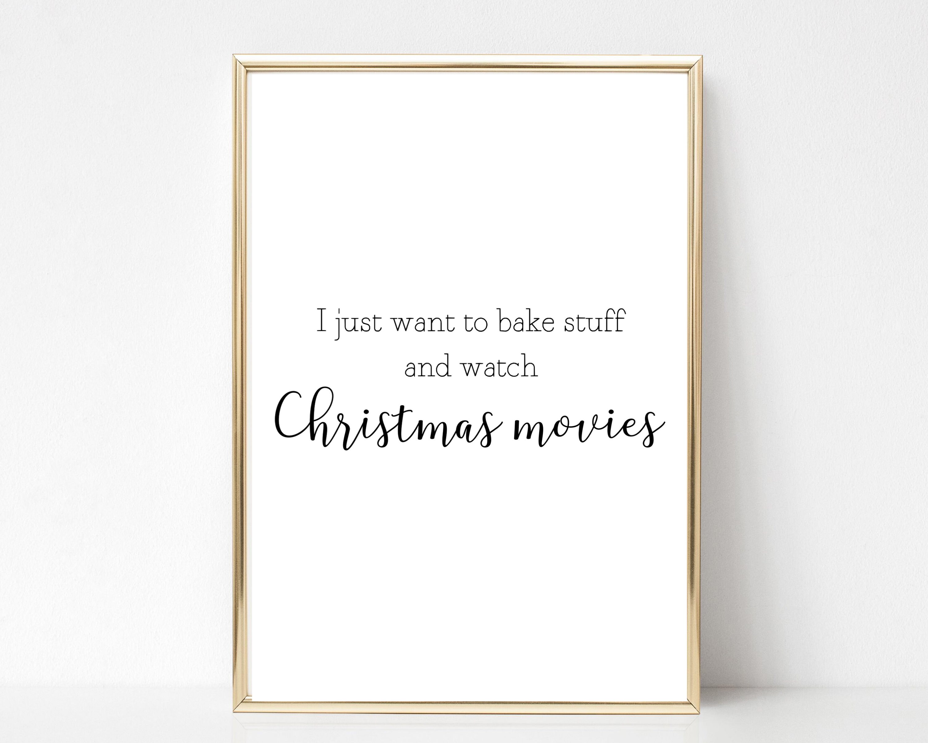 Christmas baking printable Holiday baking quote Christmas | Etsy