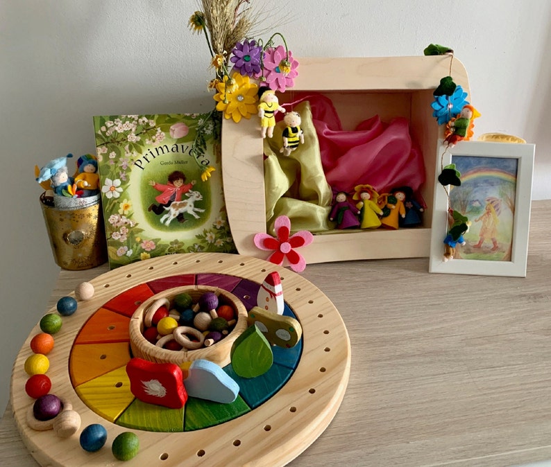 Waldorf calendar for children Perpetual calendar for Etsy