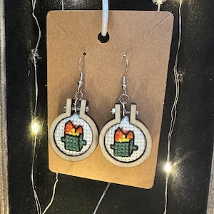 Dumpster Fire Earrings