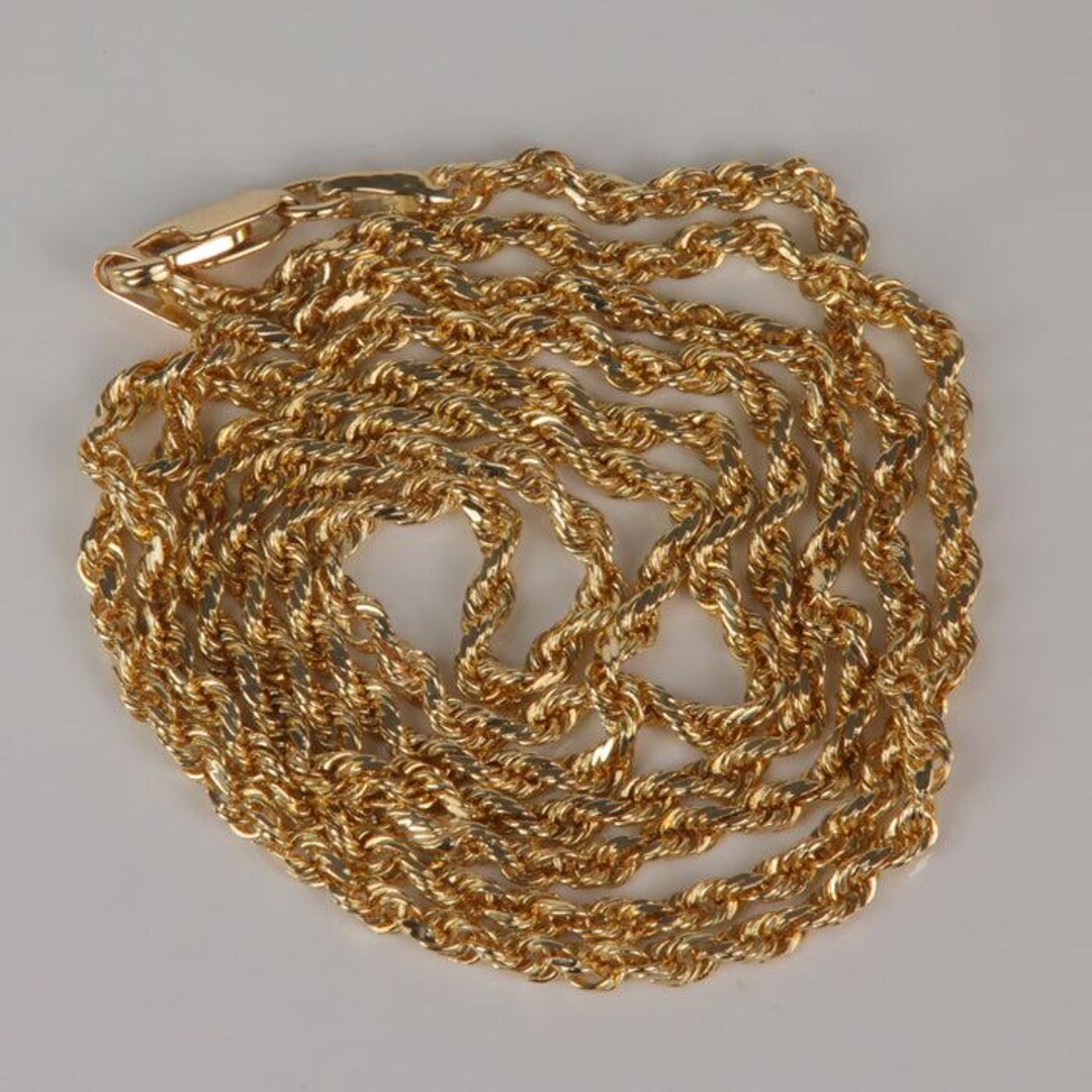 14k Rope Chain 22 In The 14K Yellow Gold Rope Chain 22