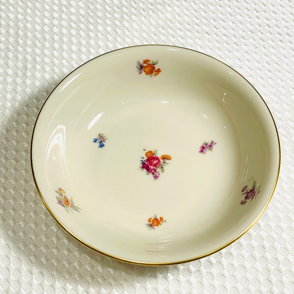 Pickard China Floral Chintz Pattern Fruit/Dessert (Sauce) Bowl 5 1/8 Inches