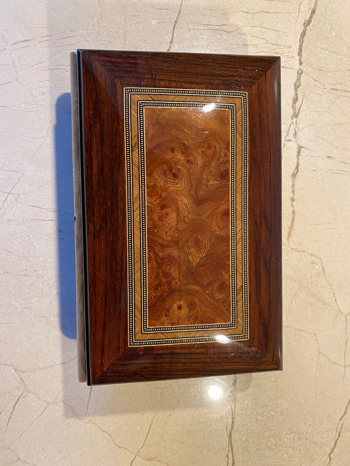 Hand Crafted Designer Sorrento Italy Rare Burl Wood Inlay with Etsy