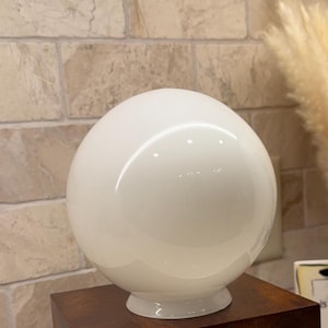 Six Inch Milky White Orb Globe Replacement Shade with a 3 1/8” Fitter