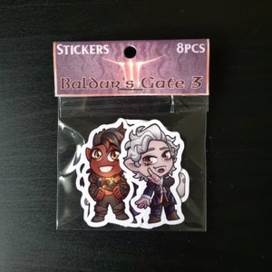 BG3 Sticker Pack 8 pezzi pre-ordine