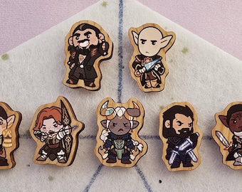 Dragon Age: The Vielguard Wooden Pins