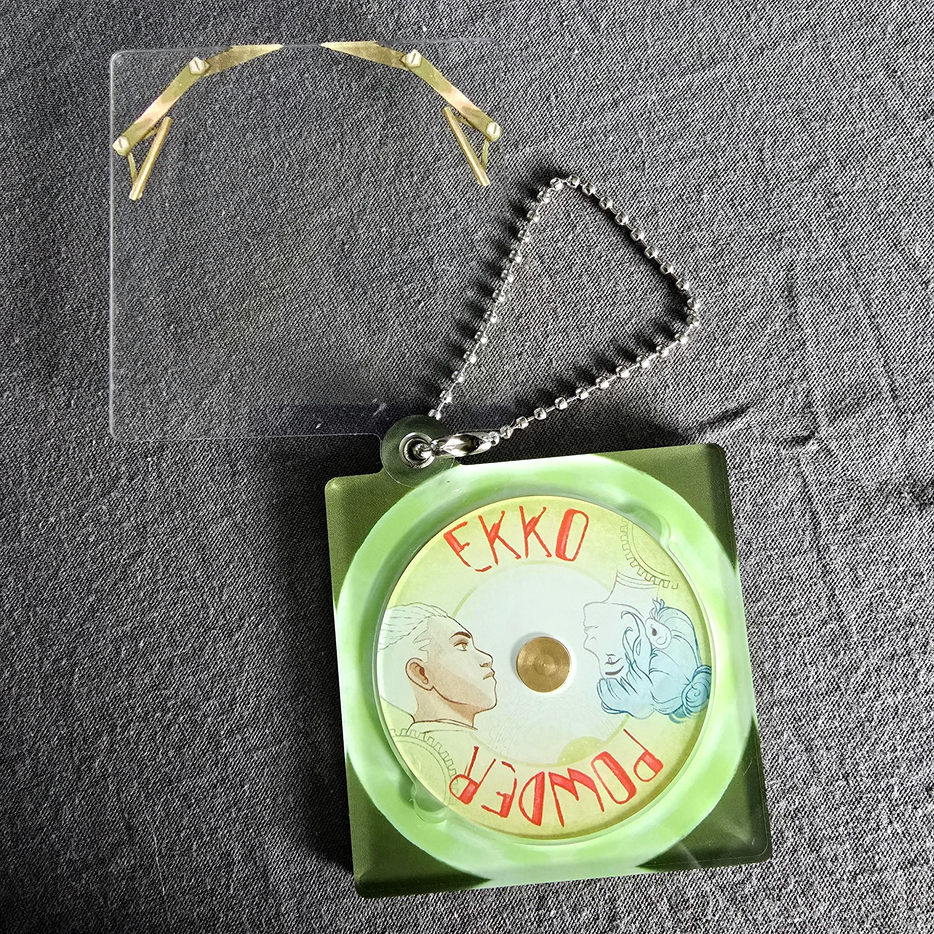 Powder Key Chain Ekko and Powder Record Keychain - Etsy