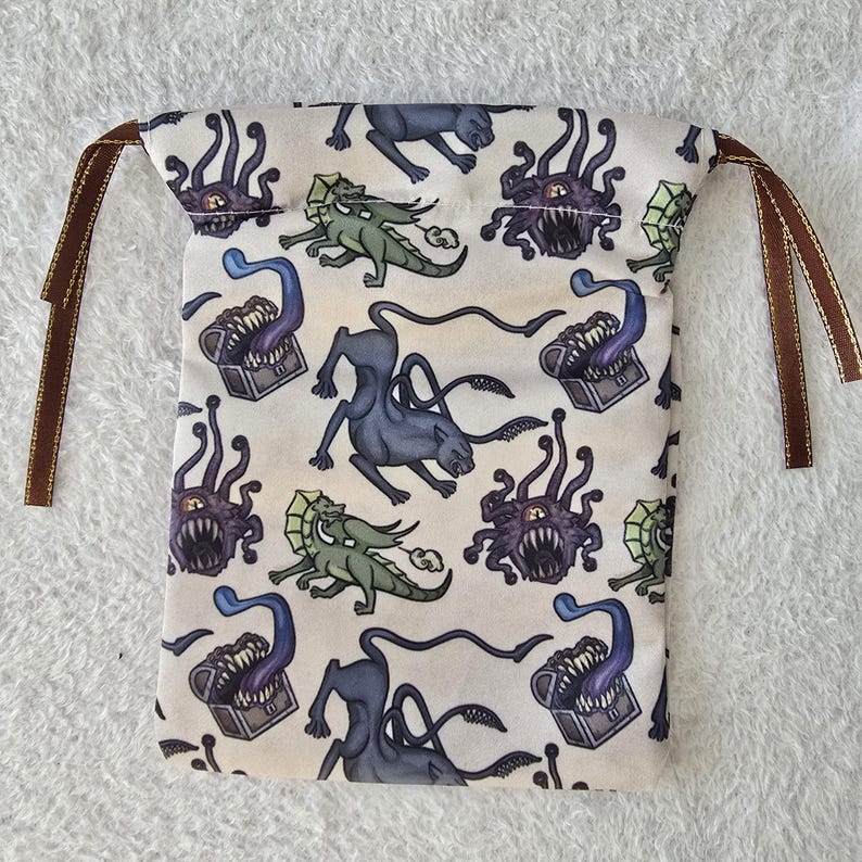 Dice Bag - Medieval Monsters - Yokaiihime