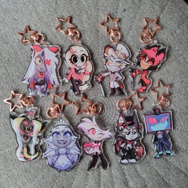 Demon Hotel Keychains