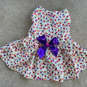 Vintage Blumen Hundekleid