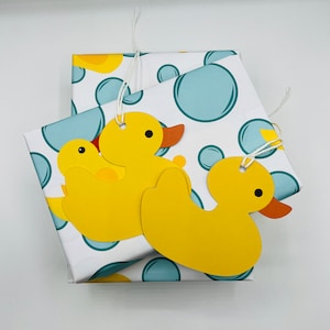 Carta da regalo A3 a forma di paperella di gomma - Divertente e originale