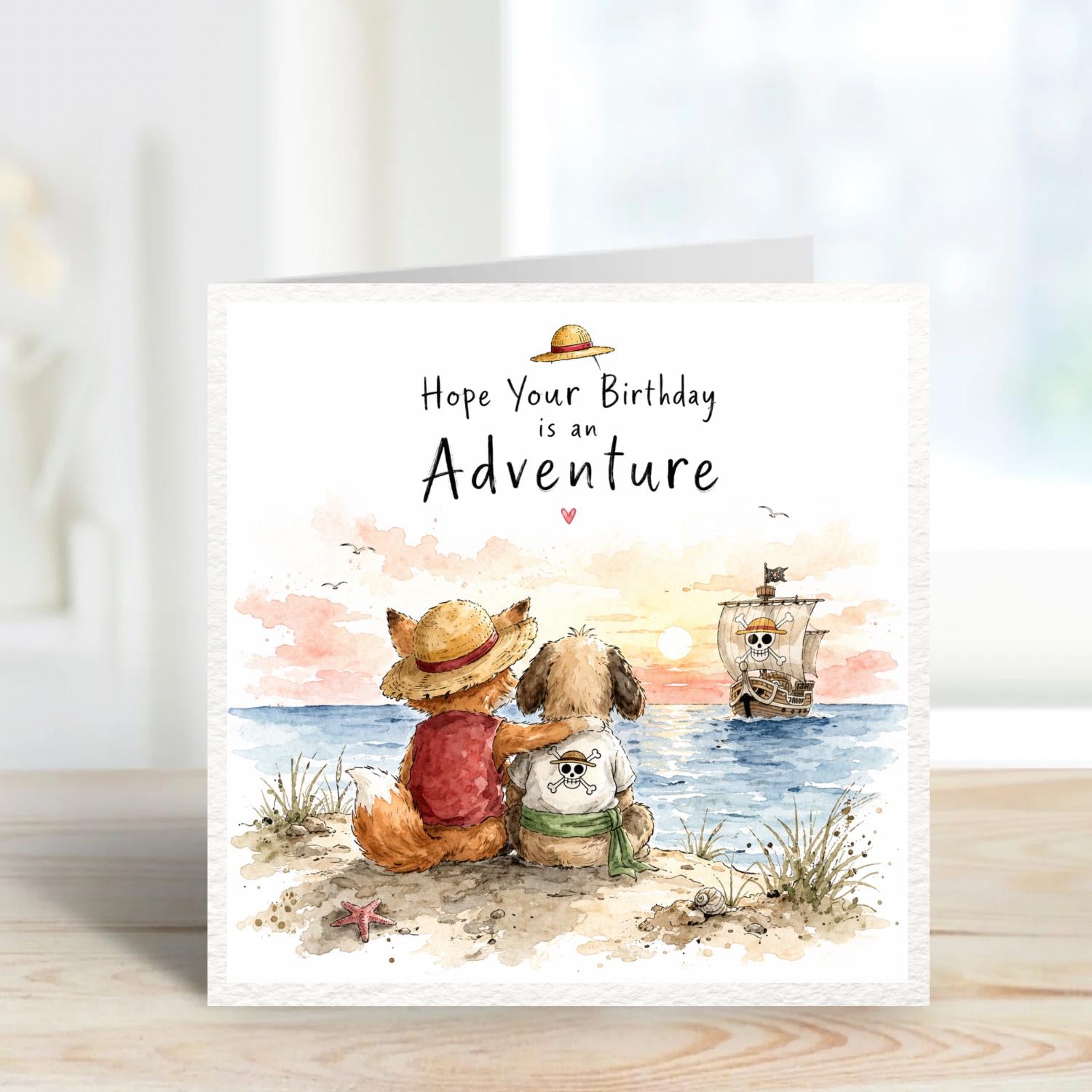 One piece bday greeting card - Etsy 日本