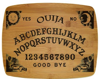 Ouija Board Game Cutting Board Custom Laser engraved. The best Mom! WEDDING! Great gifts for any occasion.