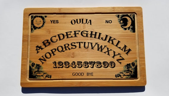 Ouija Board Game Laser Engraved Hardwood Or Bamboo Cutting Etsy