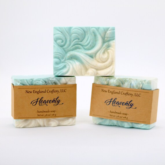 HEAVENLY Handmade Soap/oatmeal Soap/ocean Wave Soap Etsy