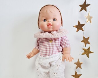 Original clothing set for 34cm Minikane doll, customizable gift