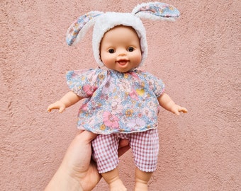 Clothing gift box Doll 28cm minikane Babies personalized gift original liberty