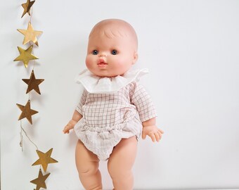 Double gauze doll clothing minikane doll 34cm original children's gift free personalization customizable gift