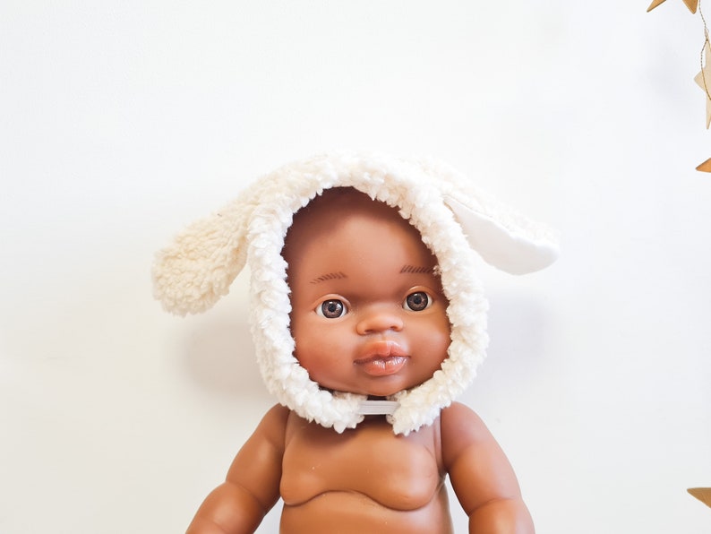 Easter Rabbit crush for 34cm Paola Reina doll or Minikane customizable gift Modèle 2