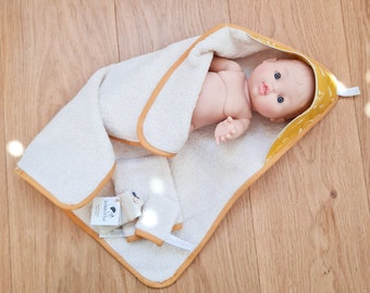 Personalized minikane doll organic bath gift box