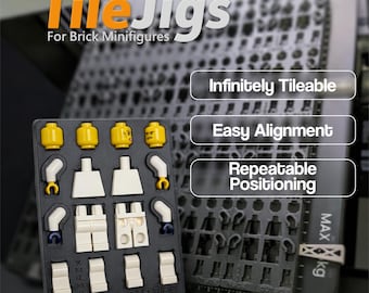 TileJigs - Brick Figures Jig for UV Printers / eufyMake E1