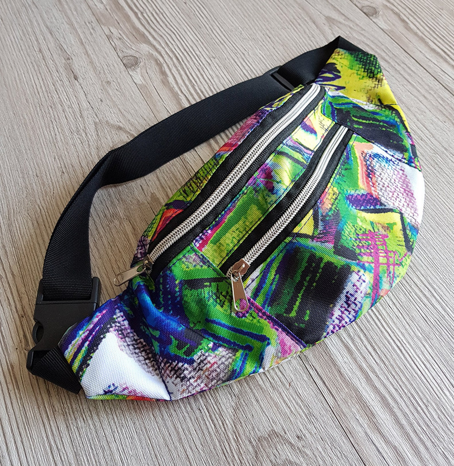 Colorful Fanny Pack Hip Bag Bum Bag Festival Bag Waist - Etsy