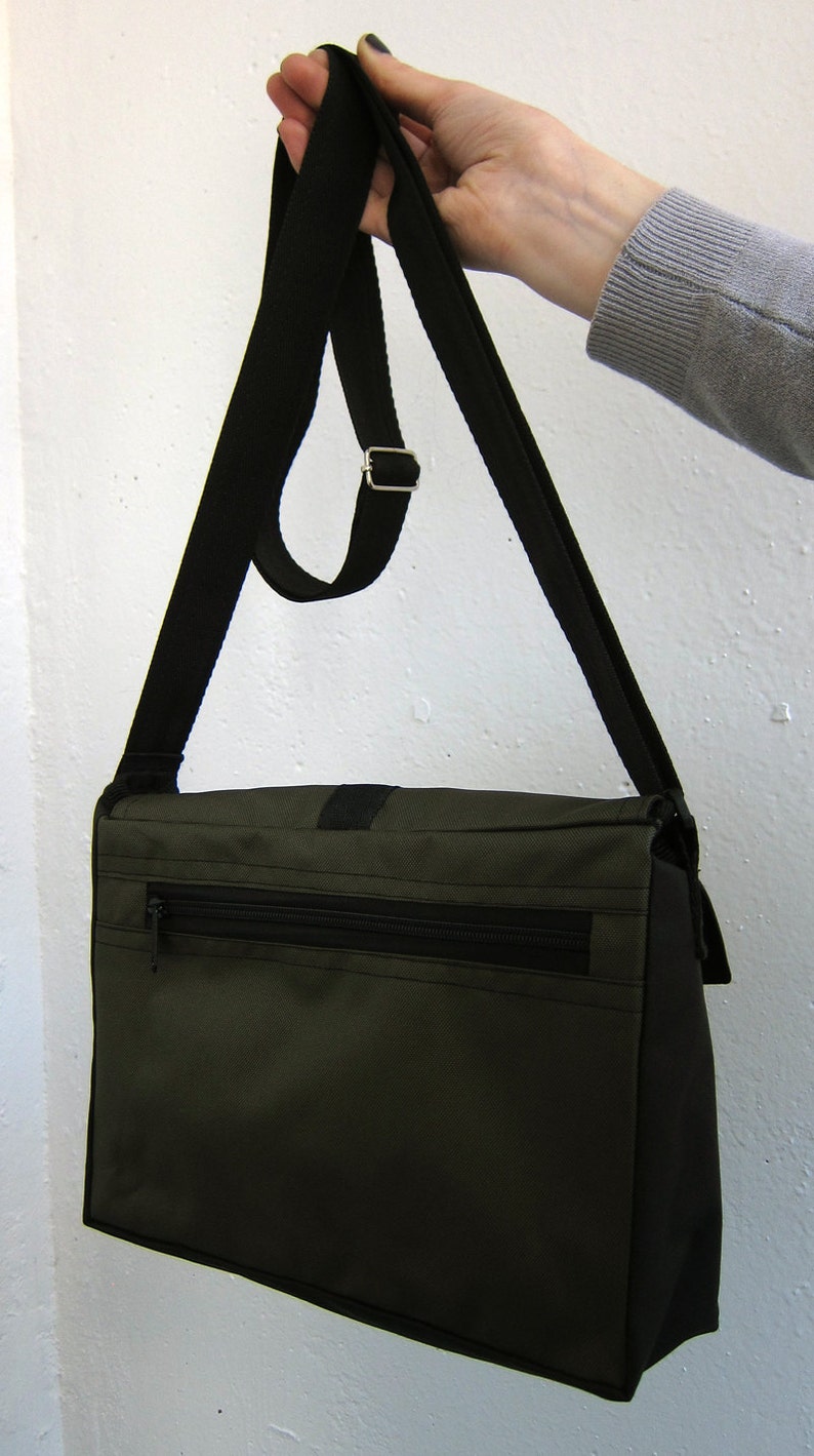 Khaki crossbody bag Small messenger bag Khaki cross body bag Etsy