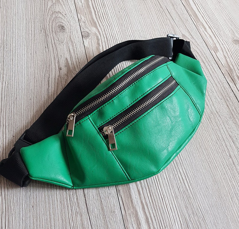 Vegan leather fanny pack Hip bag Bum bag Festival bag Etsy