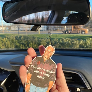 Jeffrey Epstein car air freshener