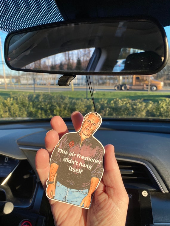 Jeffrey Epstein Car Air Freshener 