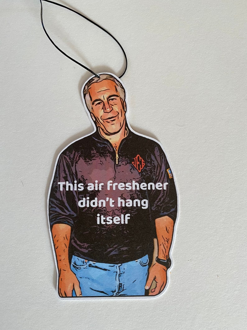 Jeffrey Epstein Car Air Freshener Etsy