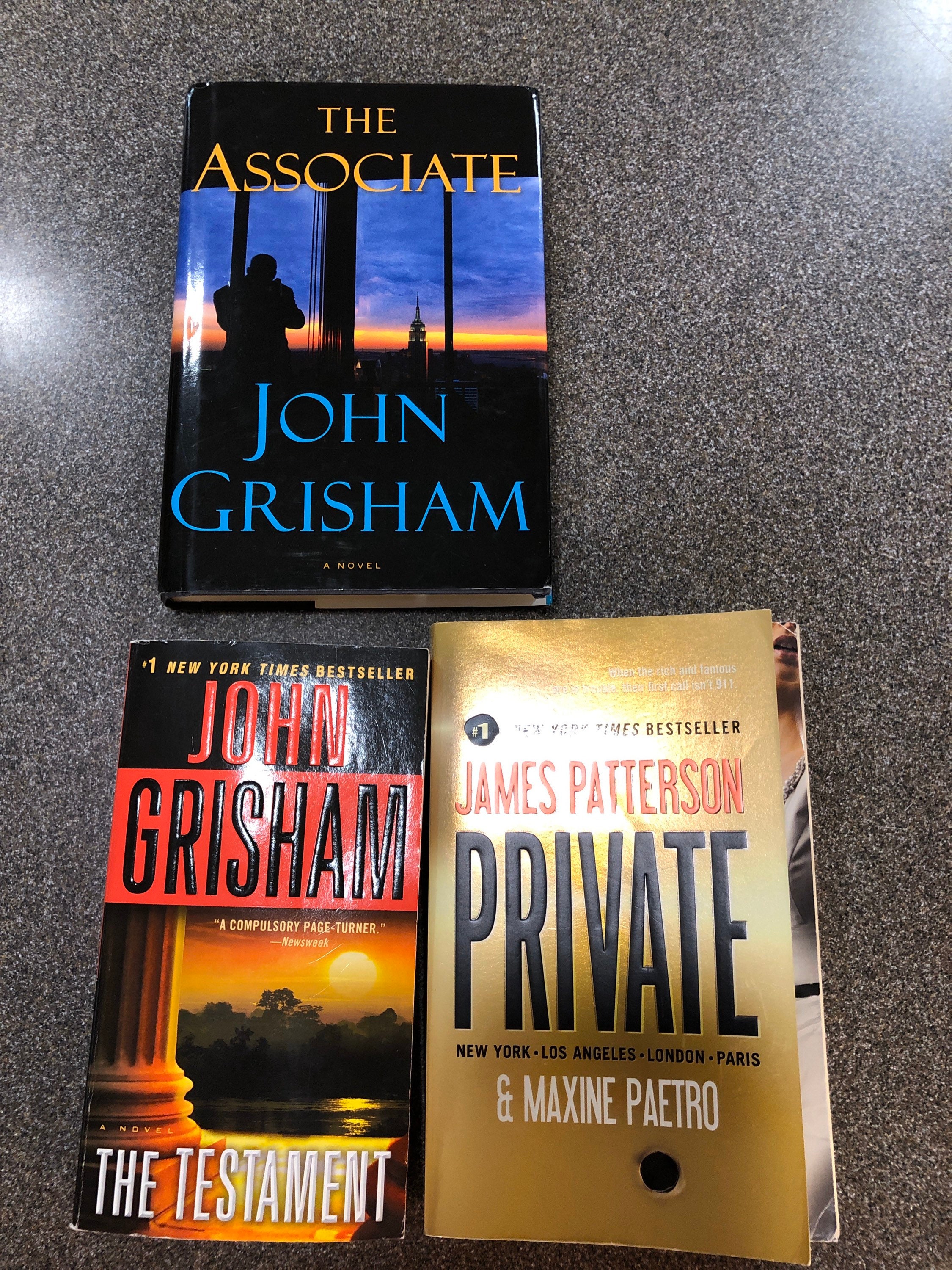 John Grisham et James Patterson Livres 3 livres Etsy