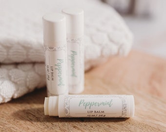 Peppermint Natural Luxury Lip Balm