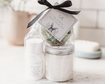 Destress Foot Soak Self Care Kit