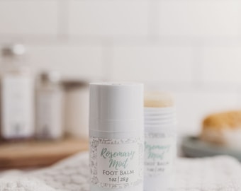 Rosemary Mint foot balm with shea butter