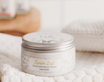 Lemon Zest Goat Milk Hand + Body Crème Lotion