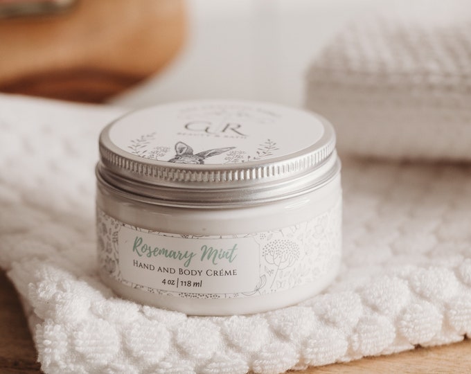 Rosemary Mint Goat Milk Hand and Body Crème Lotion