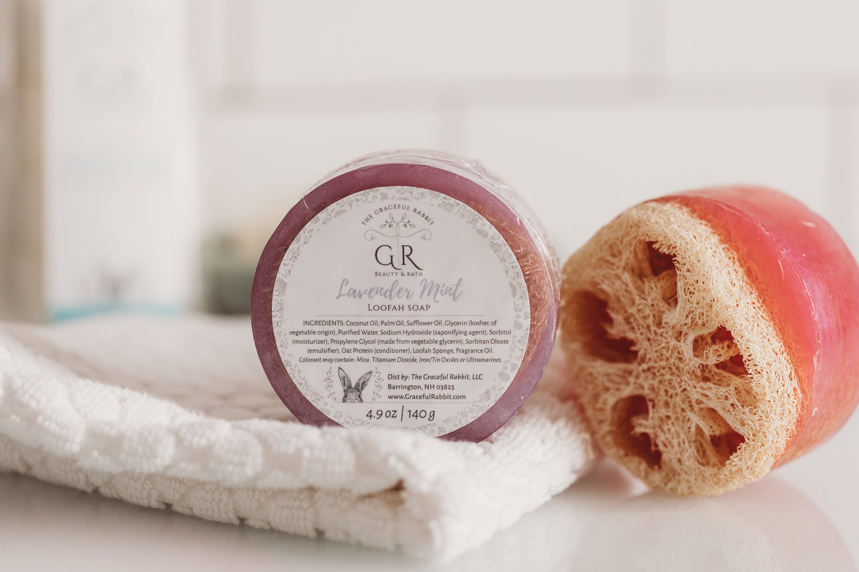 Bath sponge on sale with soap