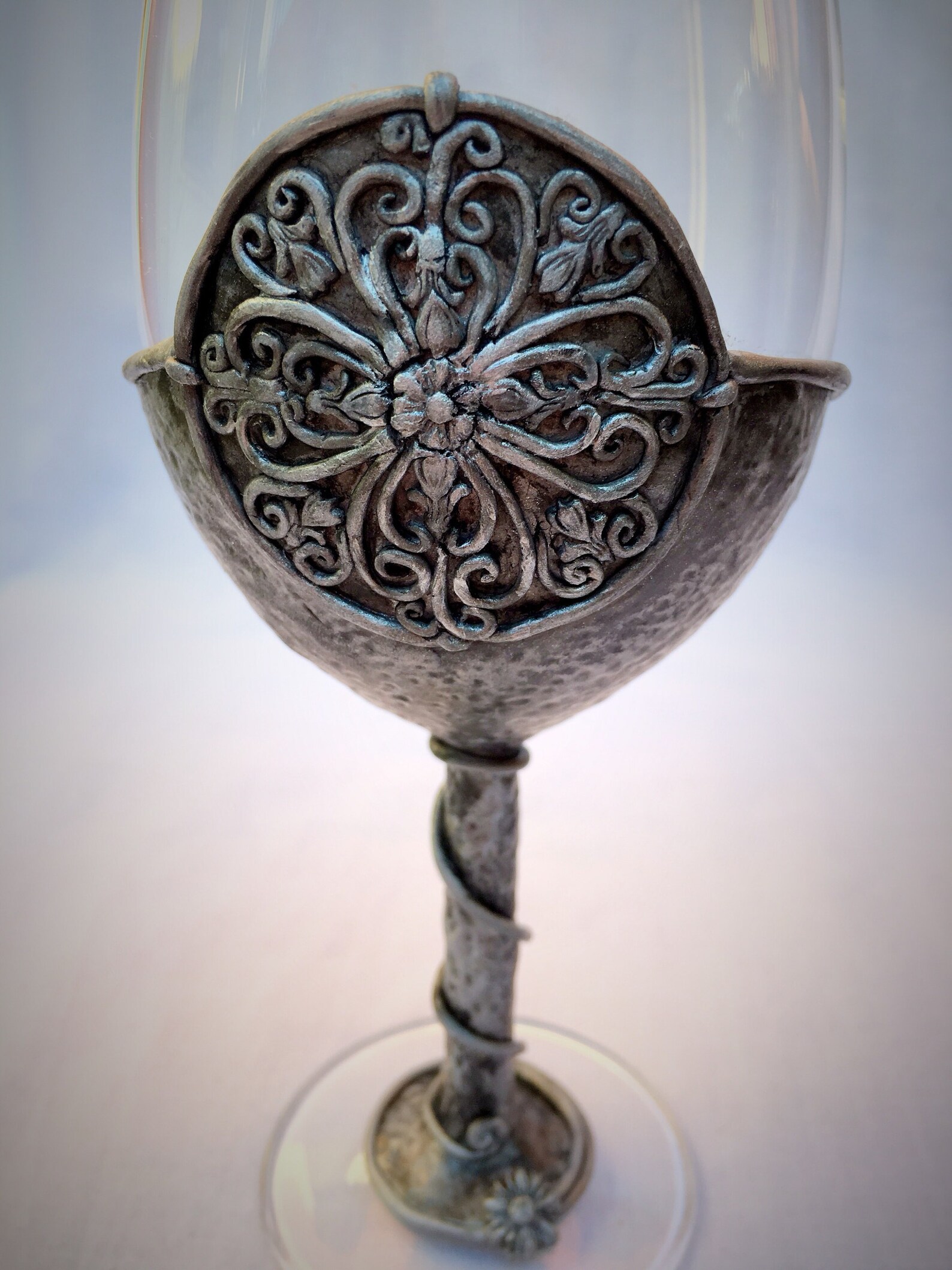 Medieval Wine Glass Old Silver antique Wine Glass vintage Etsy