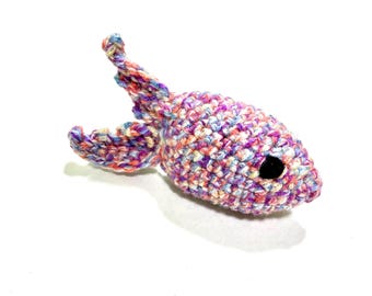 Crochet Cat toy Rainbow Fish